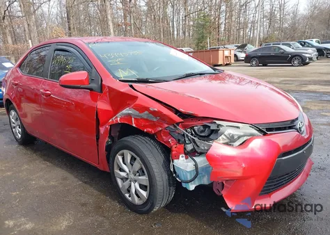 2016 Toyota Corolla Le from USA, damaged, VIN 2T1BURHE5GC510717